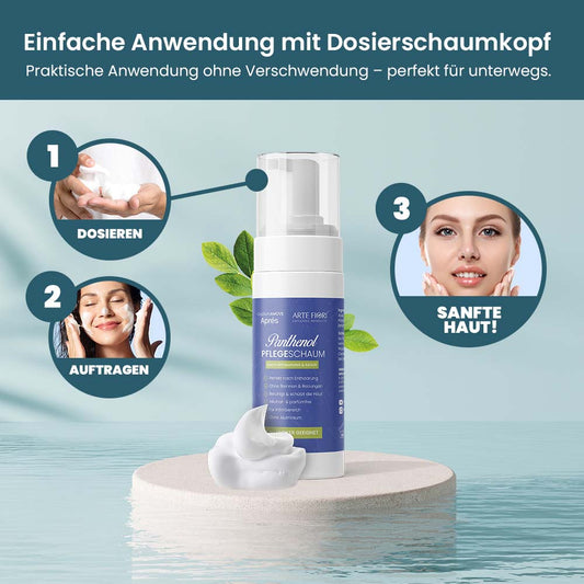 ARTE FIORI Après Panthenol After Shave Pflegeschaum ohne Alkohol (100ml)