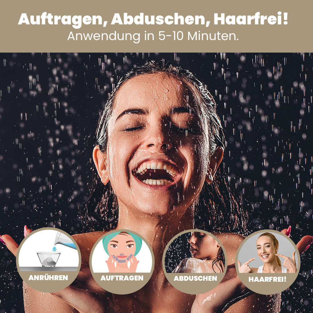 Capillum AMOVE ShaveLess Gesicht Enthaarungspulver 2x50g