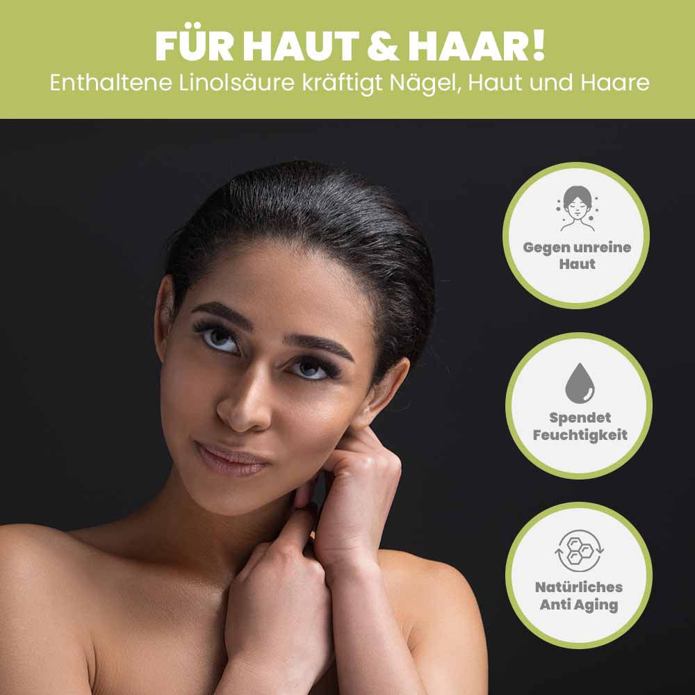 SANUUS 2IN1 Bio Hanföl 100ml fürs Immunsystem & zum Abnehmen